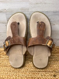 Dr. Martens Donna Damen-Riemensandalen 10 braun Leder verstellbar bequem - Bild 1 von 11