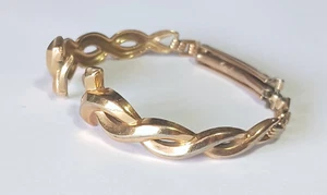 Vintage KREISLER Art Deco Gold Bracelet-Style Watch Band - Picture 1 of 17