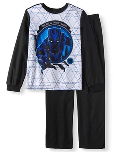Juego de pijama de 2 piezas para dormir Marvel Black Panther para niños talla 4/5 - Imagen 1 de 7