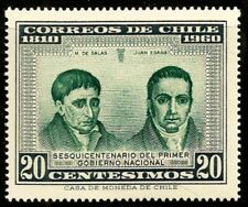 Primera Emisión Sellos Postales De Chile Año 1861-62 Nº 12 