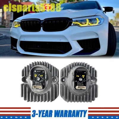 CSL YELLOW ANGEL EYE DRL MODULE FOR BMW F90 M5 G30 530iX 540iX M550iX 2017-2020 - Image 1 of 4