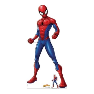 Spider-Man Spiderverse Lifesize Marvel Cardboard Cutout With Free Mini Standee - Picture 1 of 3