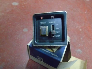 OEM GM 1247205 Dash Windshield Washer Wiper Switch D6323 for 75-77 Buick Regal - Picture 1 of 3