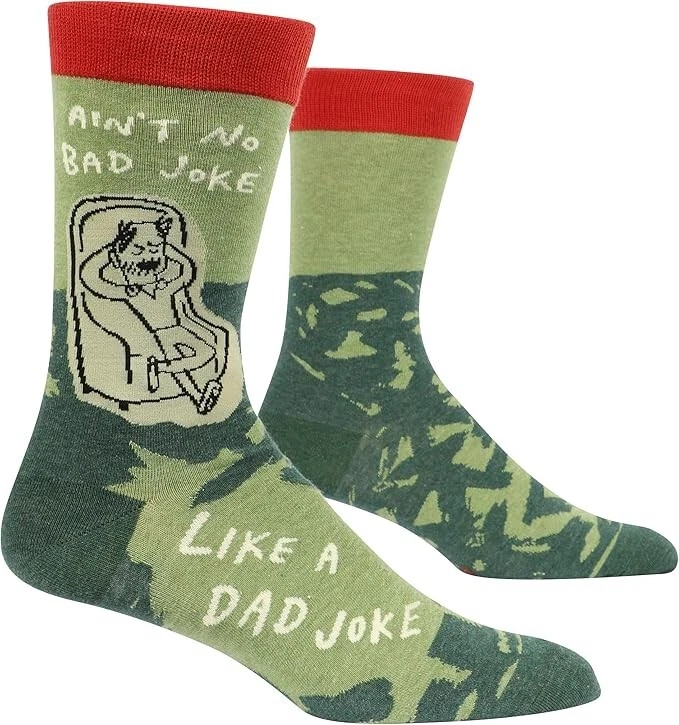 Calcetines para hombre Blue Q Ain't No Bad Joke Like a Dad Joke calcetines humorísticos para hombre Foto 1 de 1