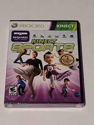Kinect Sports Game Xbox 360 2010 Sensor  BRAND NEW FACTORY SEALED Video Game  - Image 1 of 4