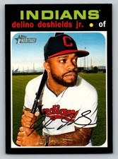 Delino DeShields Jr. #524 2020 Topps Heritage  Cleveland Indians