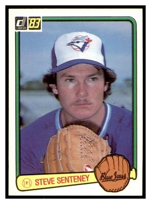 1983 Donruss Steve Senteney RC #52 Toronto Blue Jays (b) - Image 1 of 2
