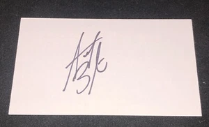 Akshay Bhatia Signed Autograph 3x5 Index Card PGA Tour Golfer Masters - Picture 1 of 1