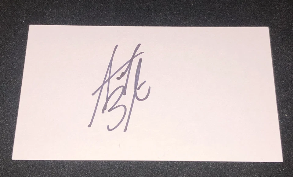 Akshay Bhatia Signed Autograph 3x5 Index Card PGA Tour Golfer Masters - Image 1 of 1