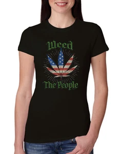 Maglietta junior Weed the People Weed donna slim fit - Foto 1 di 6