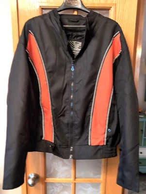 Chaqueta USA Bikers Dream Apparel Negra de Nailon Pesado XXXL Forro Acolchado Extraíble Foto 1 de 4