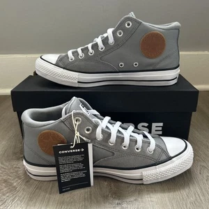 Converse CTAS Malden Street Mid Canvas Mens 9 Womens 11 Gray Shoes Sneakers NEW - Picture 1 of 10