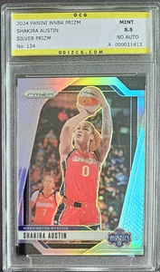 2024 Panini Prizm WNBA #134 SHAKIRA AUSTIN Silver Prizm OCG 8.5 Mint - Picture 1 of 2