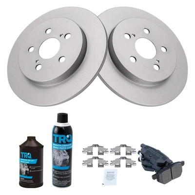 TRQ BKA24312 Disc Brake Kit For Toyota Corolla 2009-2016 Rear 19184919 Foto 1 de 4