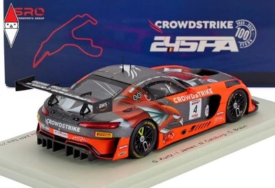 1/43 SPARK MERCEDES BENZ AMG GT3 EVO 6.2L V8 TEAM CROWDSTRIKE RILEY N 4 - Immagine 1 di 2