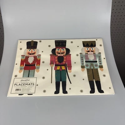 Hester & Cook Pad of 30 NUTCRACKER Paper Placemats Christmas Holiday Party New - Image 1 of 3
