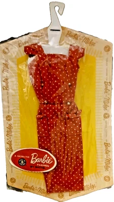 Funda de lunares roja Barbie & Midge vintage original años 60 PAK NRFP MIP. Nuevo  Foto 1 de 4
