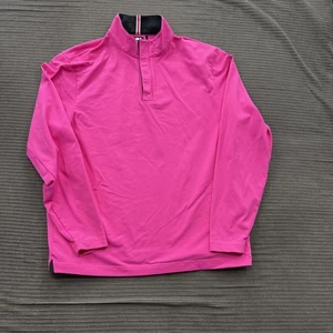 FootJoy Golf Quarter Zip Pullover Mens Large Stretch Long Sleeve Athletic Top - Picture 1 of 10