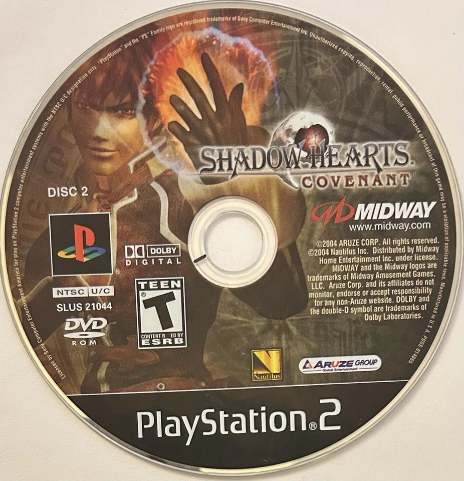 Shadow Hearts: Covenant - BL (PlayStation 2, PS2) ¡SOLO DISCO 2! | ¡RARO! | M834 Foto 1 de 1