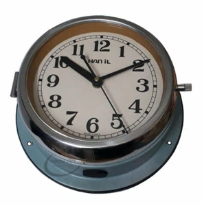 Reloj de pared Han IL vintage azul verde hecho en Corea - Imagen 1 de 5