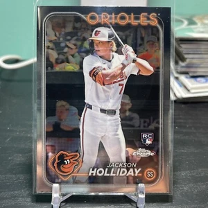 2024 Topps Chrome Jackson Holiday RC Base Rookie! Baltimore Orioles #88!! - Picture 1 of 2