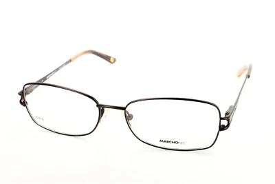 Marcos de gafas MARCHON NYC ELIZABETH 210 marrón satinado 54-16-135 bisagras flexibles L476 Foto 1 de 4