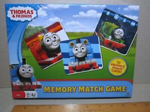 Thomas & Friends Memory Match Game 72 Cards Cardinal 2012 unopened Tank Engine