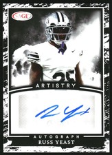2022 SAGE Artistry Autographs White #ARY Russ Yeast Auto
