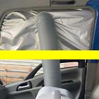 Portable AC Exhaust Pipe Car Window Cover Rainproof for Suvs Trucks