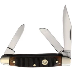 SCHRADE OLD TIMER KNIFE - USA MADE - NEW GENERATIONAL SERIES MIDDLEMAN - 3.7" - Picture 1 of 3
