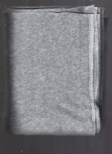 1 yard velour fabric grey heather 80% cotton 20% polyester 58" wide - Picture 1 of 4