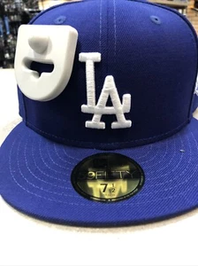 Sombrero ajustado parche lateral de los Dodgers de Los Ángeles MLB 1988 7 1/2 - Imagen 1 de 4