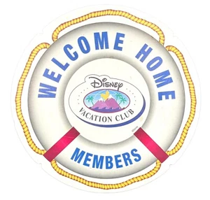 Original Disney Vacation Club Welcome Home Mitglieder Auto nur Magnet - Bild 1 von 1