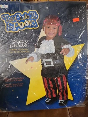Ребенок ясельного возраста костюм Puny пират 12-18 месяцев наряд вверх Хэллоуин новый - Изображение 1 из 4