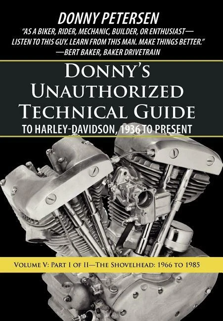 Donny's Tech Guide to Harley-Davidson Shovelhead 1966-1985 Part 1~Softcover~NEW! - Image 1 of 1