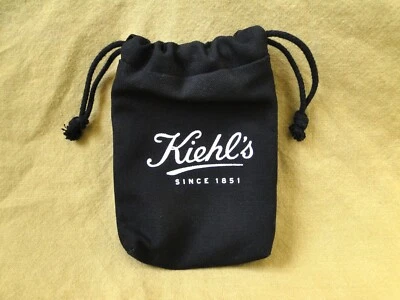 Kiehl's Black Small Drawstring Travel Bag - Image 1 of 4
