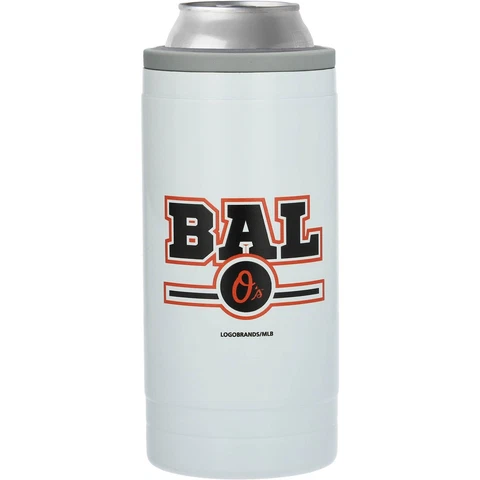Baltimore Orioles 12oz. Letterman Slim Can Cooler Cover
