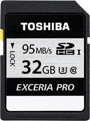 TOSHIBA SD-KU032G SDHC Card 32GB Class10 UHS-I U3 Compatible Made in Japan - Image 1 of 2
