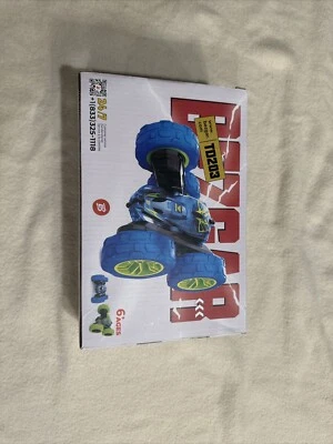 LED RC  - 2.4GHz Double Sided Stunt Car, 360° Flips Rotating RC Bx15 - Image 1 of 4