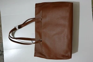 Damen Time and Tru Handtasche Geldbeutel braun mehrere Fächer Laptoptasche - Bild 1 von 4
