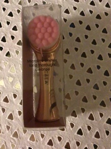 CALA Dual-Action FACIAL CLEANSING BRUSH ROSE GOLD & PINK Silicone Heads NIP - Picture 1 of 2