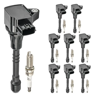 Juego de 16 bobinas y enchufes aptos para Nissan Armada UF677 LKAR7BIX11S 2017-2020 Foto 1 de 4