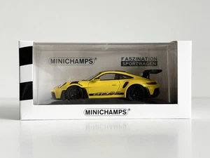 Brand New 1:43 Minichamps 2023 Porsche 992 911 GT3 RS Yellow Limited Edition!! - Picture 1 of 13