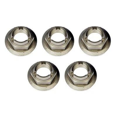 For Mercury Cougar 1999-2002 Spindle Nuts | 5 Pieces | Steel | Slotted | 6 Point Foto 1 de 4