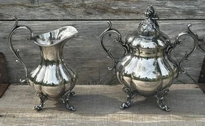 Vintage Reed and Barton “Winthrop”- 1796” Sugar  & Creamer - Amazing Vint. Cond! - Picture 1 of 20