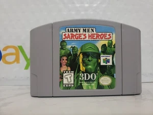 Army Men Sarges Heroes (Nintendo 64, N64, Cartridge Only, Authentic, & Tested) - Picture 1 of 5