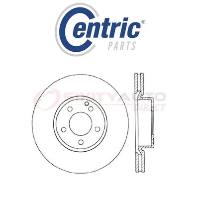 Centric C-TEK Drilled Disc Brake Rotor for 2013-2014 Mercedes-Benz C300 3.5L pd Foto 1 de 4