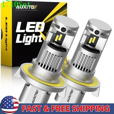 LED Headlight Bulb Beam Super H13 Bright White Conversion Durable CANBUS 1-10Set - Image 1 of 4