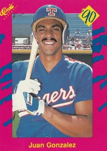 Juan Gonzalez (RC) 1990 Classic Games, Inc #T21 Texas Rangers MLB FREE SHIPPING - Picture 1 of 2