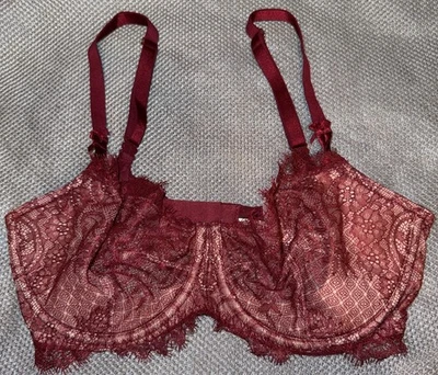 Victoria's Secret Dream Angels Push-up Without Padding Bra 34DD Nude w/ Mauve - Image 1 of 3
